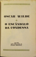 OSCAR WILDE: O ESCÂNDALO DA CONDESSA.