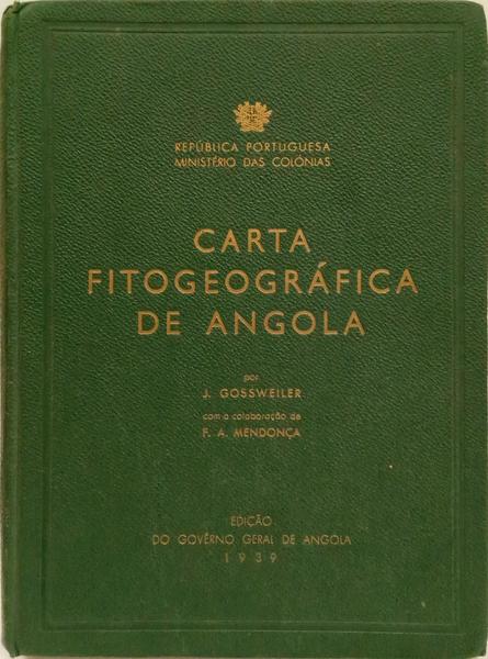 CARTA FITOGEOGRÁFICA DE ANGOLA. [SEM CARTA FITOGEOGRÁFICA DESDOBRÁVEL]