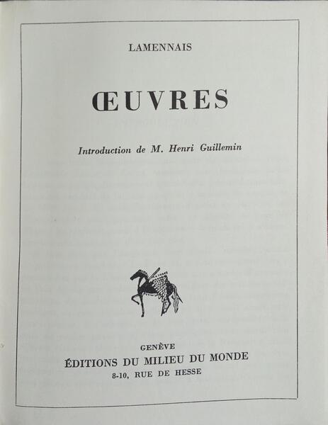 OEUVRES.
