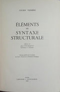 ÉLÉMENTS DE SYNTAXE STRUCTURALE.