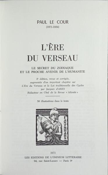 L'ÈRE DU VERSEAU.
