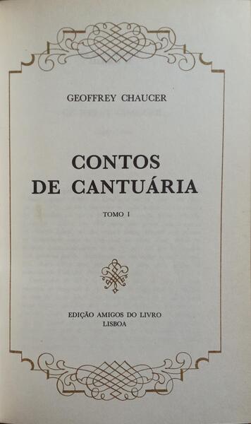 OS CONTOS DE CANTUÁRIA. [2 VOLS.]