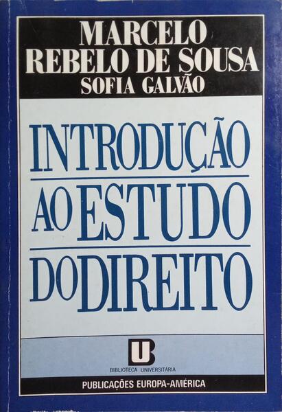INTRODUÇÃO AO ESTUDO DO DIREITO.