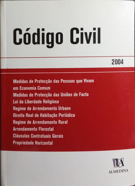 CÓDIGO CIVIL PORTUGUÊS.