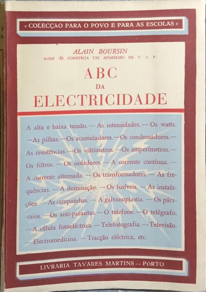 ABC DA ELECTRICIDADE. [ED. 1970]