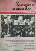TEMPO (O) E O MODO, N.º 60/61, MAIO/JUNHO 1968.