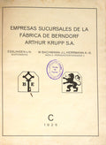 EMPRESAS SUCURSALES DE LA FÁBRICA DE BERNDORF ARTHUR KRUPP S.A.