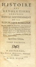 HISTORIA DAS REVOLUÇOENS SUCCEDIDAS NO GOVERNO DA REPUBLICA ROMANA. [2 VOLS.]