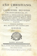 AÑO CHRISTIANO, Ó EXERCICIOS DEVOTOS PARA TODOS LOS DIAS DEL AÑO. [17 VOLUMES]