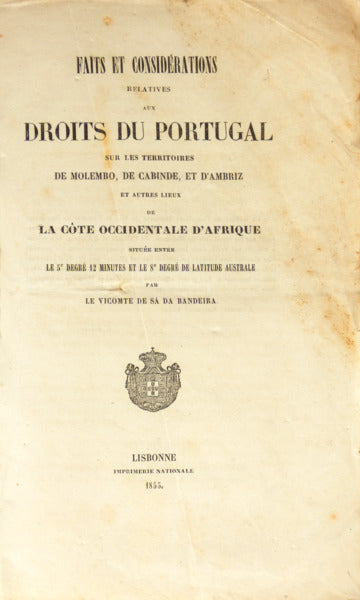 FAITS ET CONSIDÉRATIONS RELATIVES AUX DROITS DU PORTUGAL
