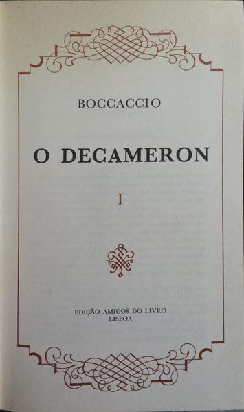 DECAMERON. [3 VOLS.]