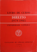 LIVRO DE CURSO, DIREITO 1979-1985.