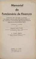 MEMORIAL DO FUNCIONÁRIO DE FINANÇAS.
