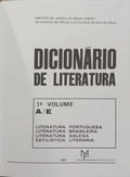 DICIONÁRIO DE LITERATURA. [5 VOLS. / 4.ª EDI.]
