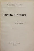 DIREITO CRIMINAL, VOLUME I.