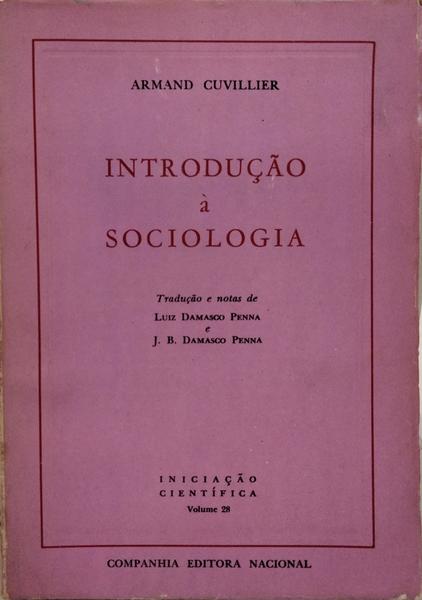 INTRODUÇÃO À SOCIOLOGIA.