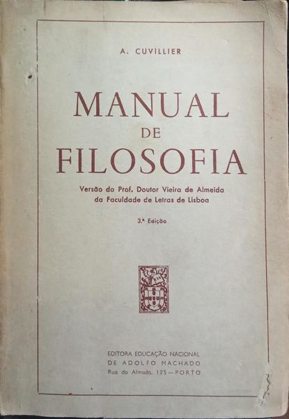 MANUAL DE FILOSOFIA.