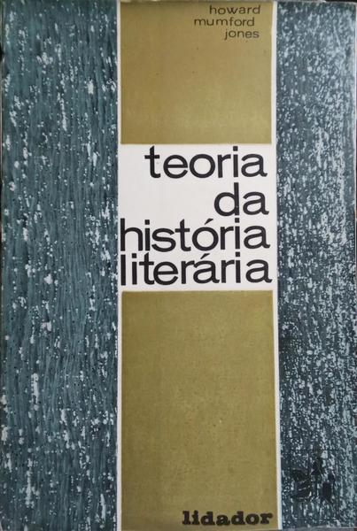 TEORIA DA HISTÓRIA LITERÁRIA.