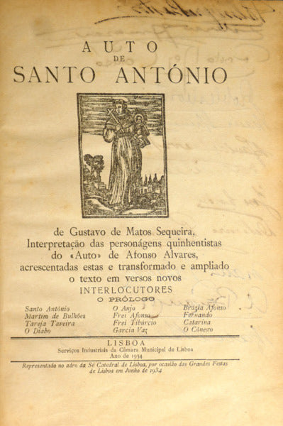 AUTO DE SANTO ANTÓNIO.