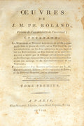 OEUVRES DE J. M. PH. ROLAND,