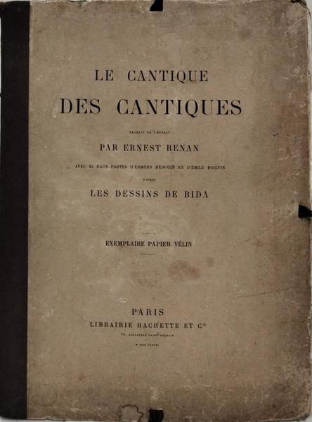 CANTIQUE (LE) DES CANTIQUES.
