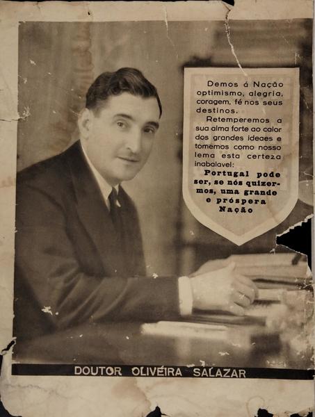CARTAZ DOUTOR OLIVEIRA SALAZAR.