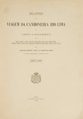 RELATORIO DA VIAGEM DA CANHONEIRA RIO LIMA DE LISBOA A MOÇAMBIQUE.