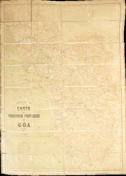 CARTA DO TERRITORIO PORTUGUEZ DE GÔA.