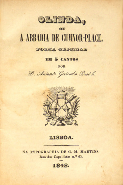 OLINDA, OU A ABBADIA DE CUMNOR-PLACE.