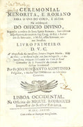 CEREMONIAL MENORITA, E ROMANO