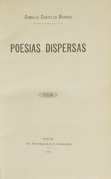 POESIAS DISPERSAS.