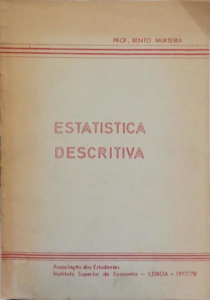 ESTATÍSTICA DESCRITIVA.