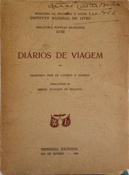 DIÁRIOS DE VIAGEM.
