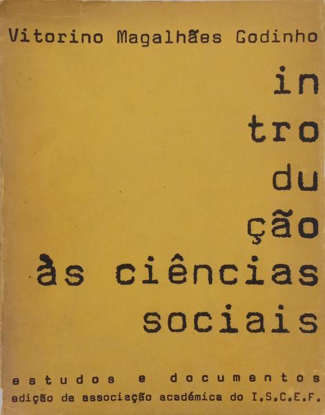 INTRODUÇÃO AS CIÊNCIAS SOCIAIS. [EDIÇÃO DE 286 PÁGS.]