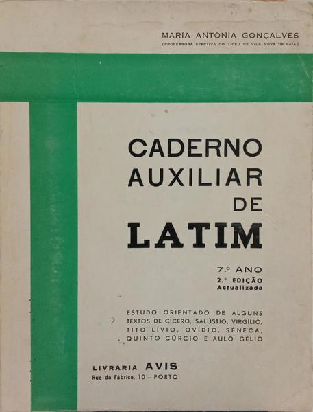ESTUDO ORIENTADO DE ALGUNS TEXTOS DE LATINI AUCTORES.