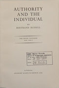 AUTHORITY AND THE INDIVIDUAL.