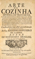 ARTE DE COZINHA. [ED. 1758]
