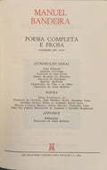BANDEIRA. (Manuel) POESIA COMPLETA E PROSA.