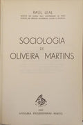 SOCIOLOGIA DE OLIVEIRA MARTINS.