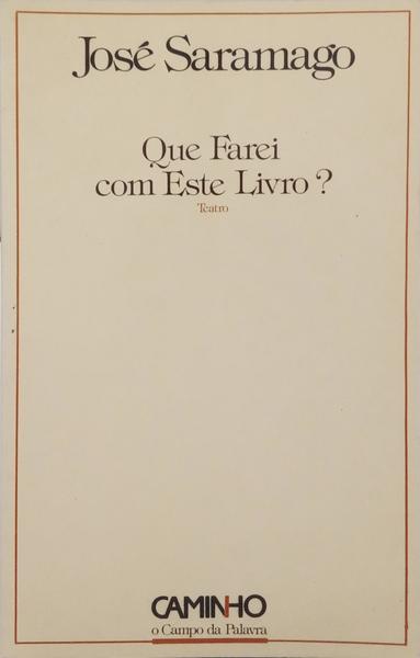 QUE FAREI COM ESTE LIVRO? [DED. AUTOR]