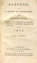 ALBERTO, OU O DESERTO DE STRATHNAVERN DE MISTRISS HELM,
