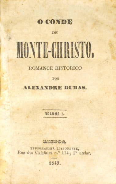 O CONDE DE MONTE-CHRISTO. [COMPLETO]
