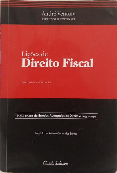 LIÇÕES DE DIREITO FISCAL.