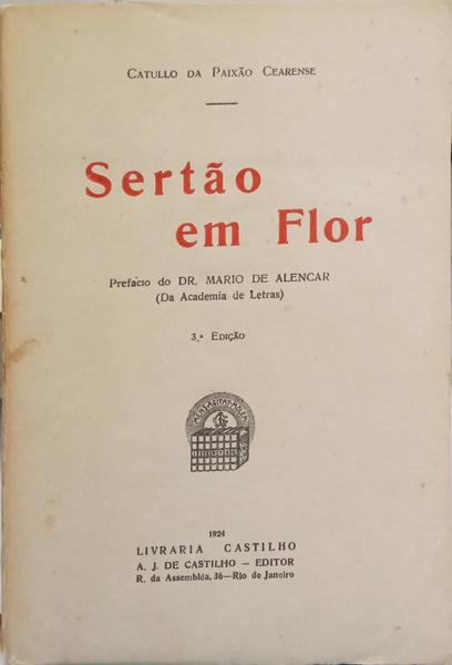 SERTÃO EM FLOR. [3.ª EDIÇÃO]