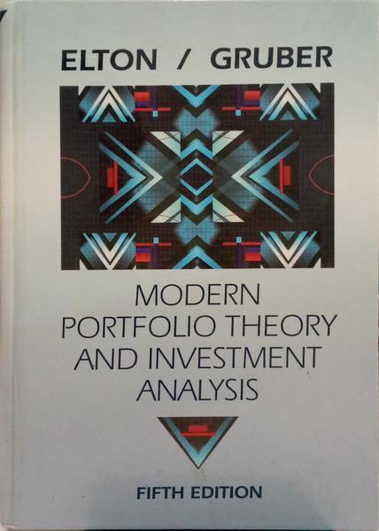 MODERN PORTFOLIO THEORY AND INVESTMENT ANALYSIS.