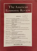 AMERICAN (THE) ECONOMIC REVIEW, VOLUME 90, N.º 5, DECEMBER 2000.