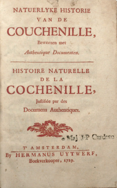 NATUERLYKE HISTORIE VAN DE COUCHENILLE | HISTOIRE NATURELLE DE LA COCHENILLE,