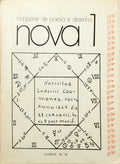 NOVA, MAGAZINE DE POESIA E DESENHO, N.º 1-2, INVERNO-OUTONO 1975-76.