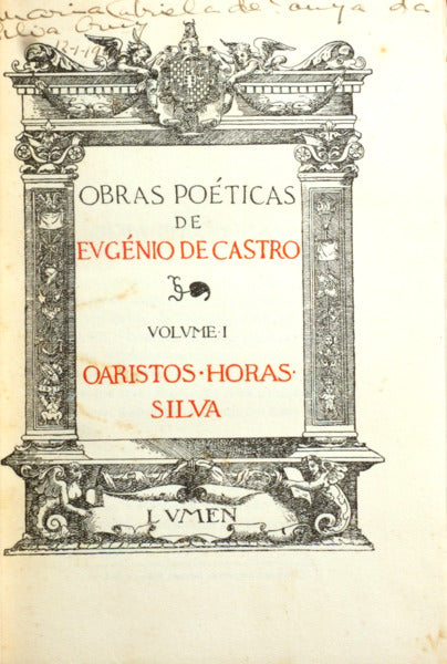 OBRAS POÉTICAS. [10 VOLS.]
