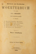 HEBRÄISCH UND CHALDÄISCHES WOERTERBUCH.